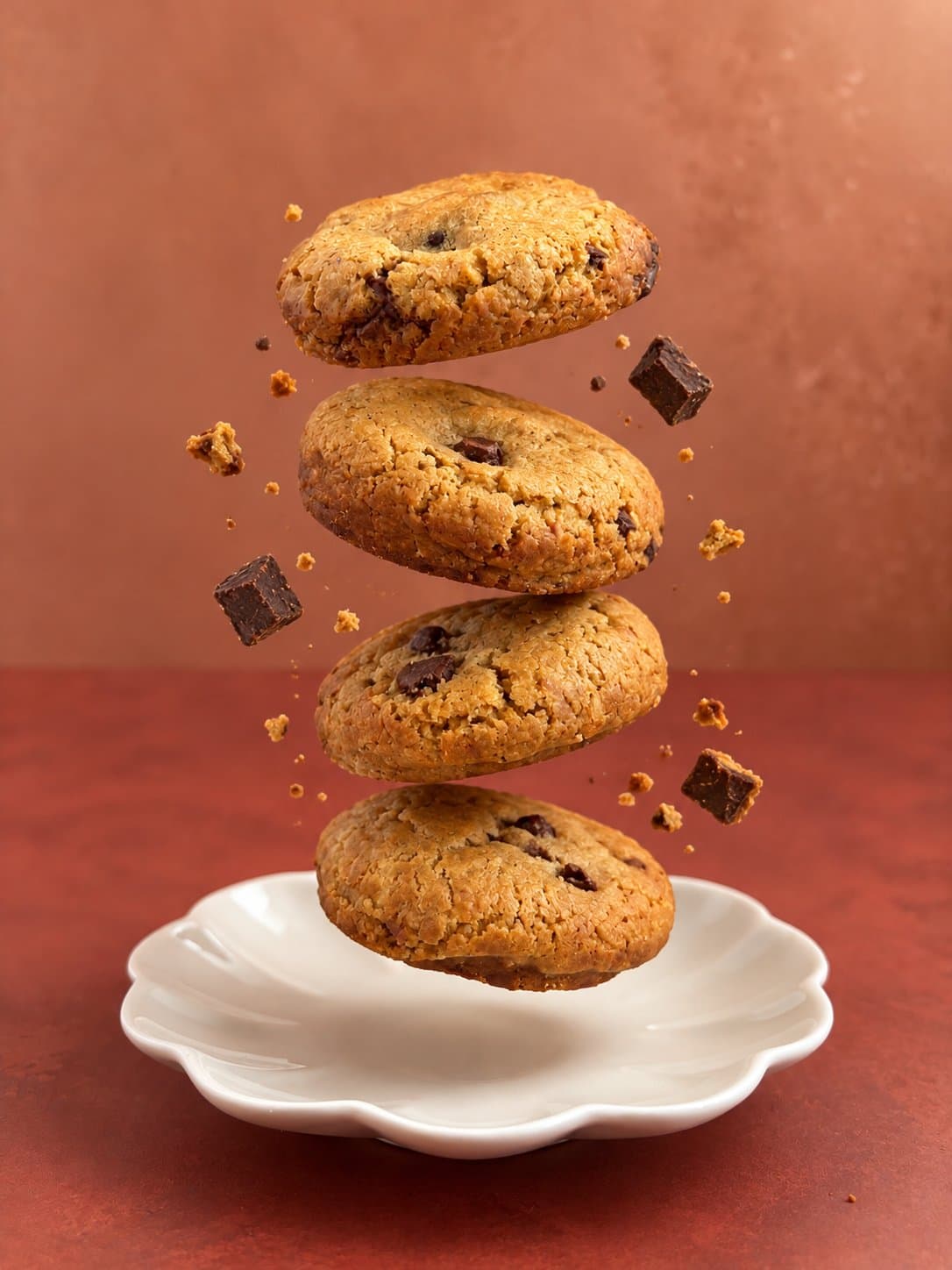 Classic chocolate — Crisp on the outside, soft on the inside.